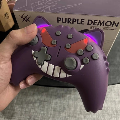 Gaming Controller Hall Joystick Purple Devil Gengar