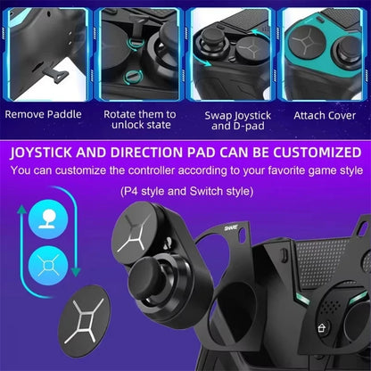 Wireless Bluetooth Playstation 4 Gaming Controller For Ps4 Ps3 P