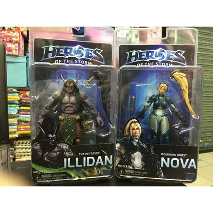 WOW Demon Hunter Illidan Heroes Of The Storm Sylvanas Nova Tyrael Arthas Illidan PVC Action Figure