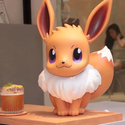 40cm Pokemon Big Size 1:1 Eevee Action Anime Figure Toys Kawaii