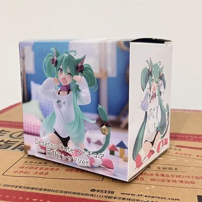 Hatsune Miku cat ear short sleeve pajamas Chuyin Figures