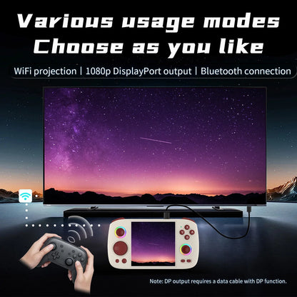 RGB Lighting Handheld Game Console 3.95'' IPS Touch Screen