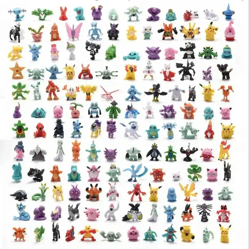 Pokemon 7cm Figures Action Anime Figures 144 pcs