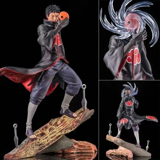 Naruto Anime Figure Obito Uchiha Tobi Head Changeable GK Statue Pvc