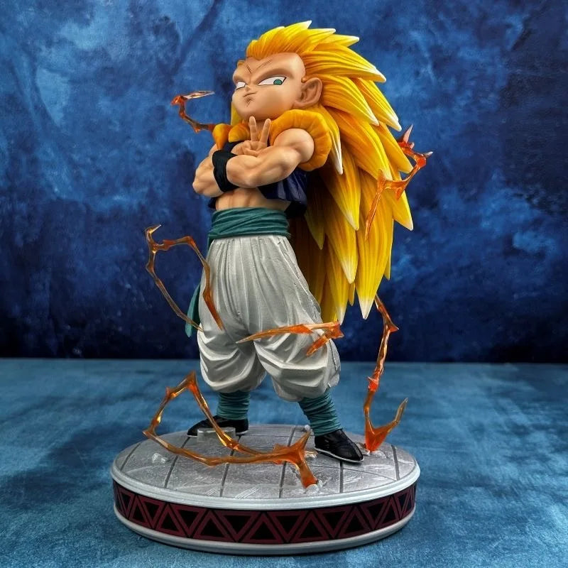 Dragon Ball Z Gotenks Ssj3 Figure Super Saiyan 3 Gotenks Action Figures 25cm