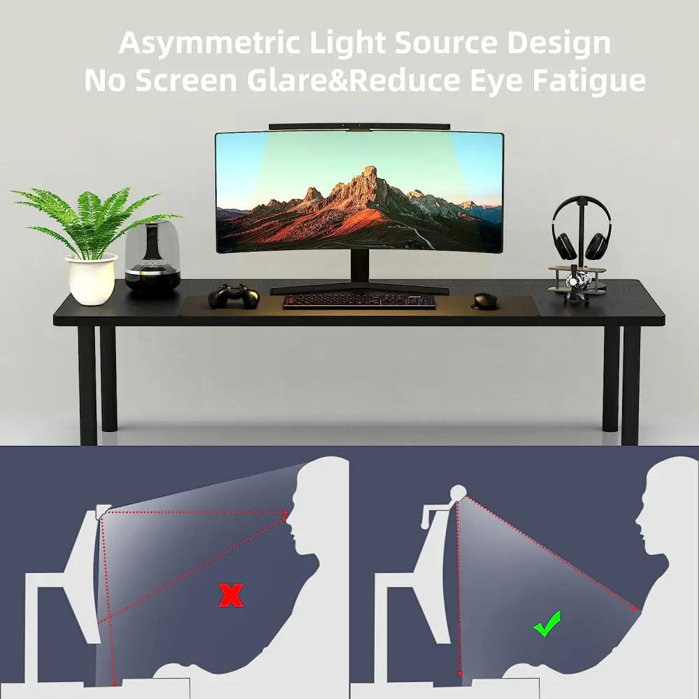 Écran lumineux pour soins des yeux, éclairage suspendu pour moniteur à LED