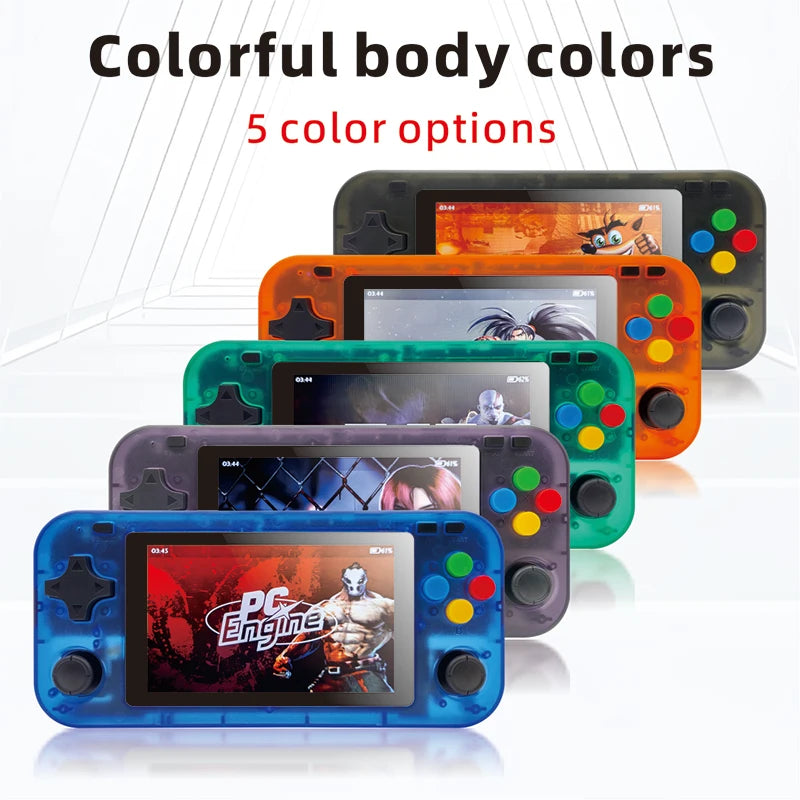 R40S Retro Handheld Game Console Linux System 4.0inch IPS Screen RK3326 Portable Handheld Video Player