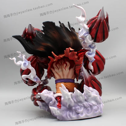 Anime One Piece Gear 4 Figure Gk Luffy Statue Monkey King Crow Cannon Luffy