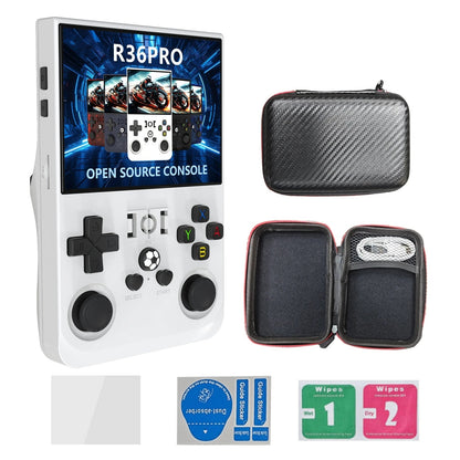 R36 PRO Retro Handheld Game Console – 128GB, 3.5" IPS Screen, Linux System