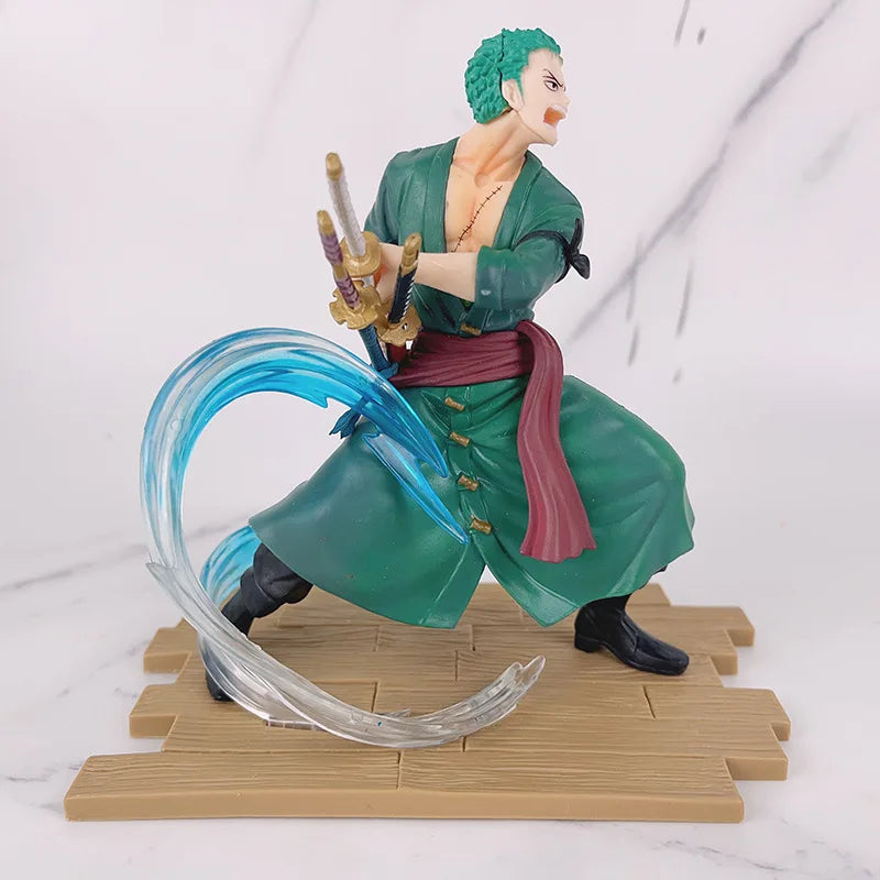 17cm One Piece Anime Figure Roronoa Zoro Sanji Action Figures