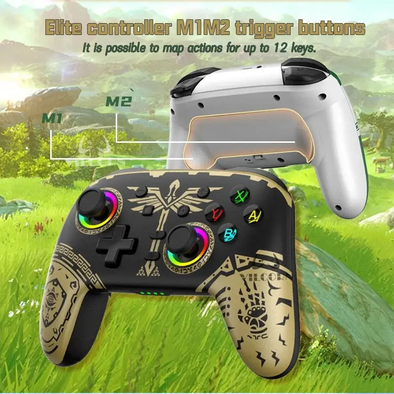 Wireless Gaming Controller for Nintendo Switch OLED/Lite Joystick For PC/Steam Deck With 6 Axis