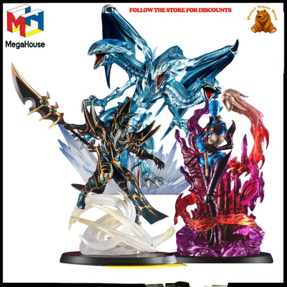 Original Megahouse Monster Chronicles Yu-Gi-Oh Monster Duel Black Paladin Dark Fear Blue Eyes Ultimate Dragon Animation Model