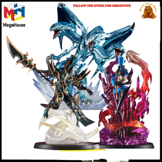 Original Megahouse Monster Chronicles Yu-Gi-Oh Monster Duel Black Paladin Dark Fear Blue Eyes Ultimate Dragon Animation Model