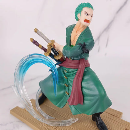 17cm One Piece Anime Figure Roronoa Zoro Sanji Action Figures