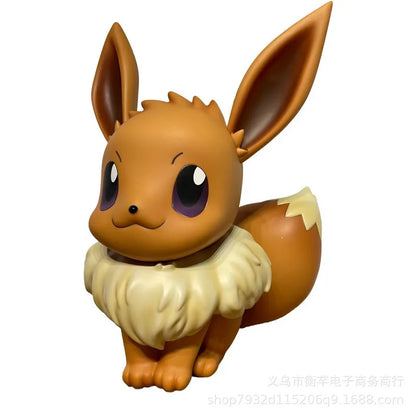 40cm Pokemon Big Size 1:1 Eevee Action Anime Figure Toys Kawaii