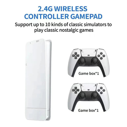 4K Video Juegos TV Game Console Wireless Gamepads Two-player