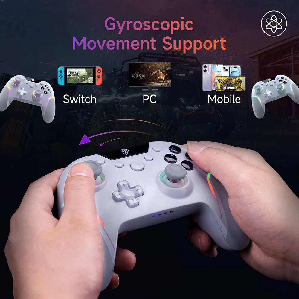 RGB Wireless Gamepad Bluetooth Gaming Controller