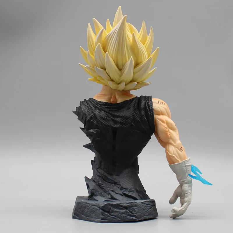 16.5cm Dragon Ball Demonize Vegeta Bust Anime Action Figures