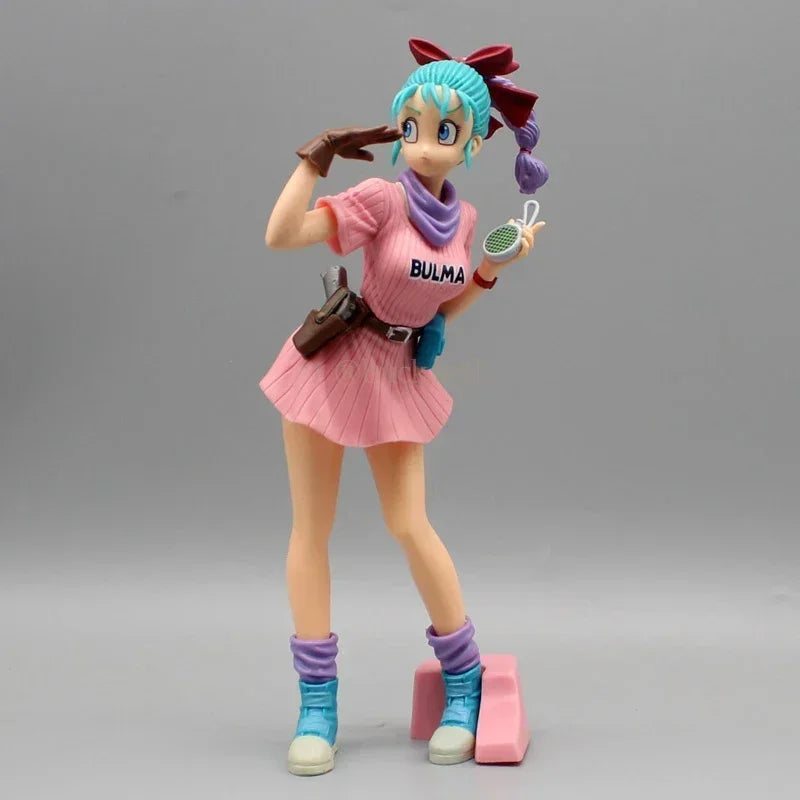 24cm Dragon Ball Z  Anime Figure Bulma Radar Action Figure Pvc Figurine