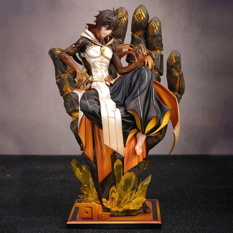 Genshin Impact Figure Zhongli 26cm PVC Model Action Figurine