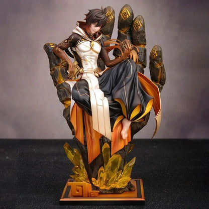 Genshin Impact Figure Zhongli 26cm PVC Model Action Figurine