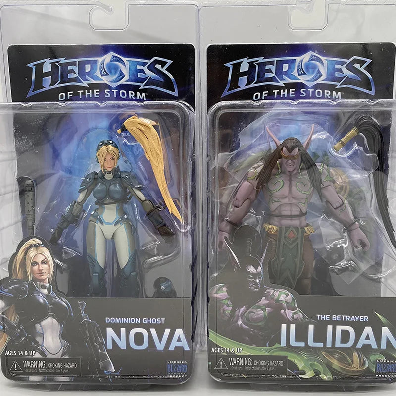 WOW Demon Hunter Illidan Heroes Of The Storm Sylvanas Nova Tyrael Arthas Illidan PVC Action Figure