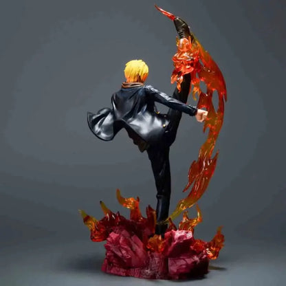 34cm One Piece Wifi Sanji 34cm PVC GK Statue Action Figures