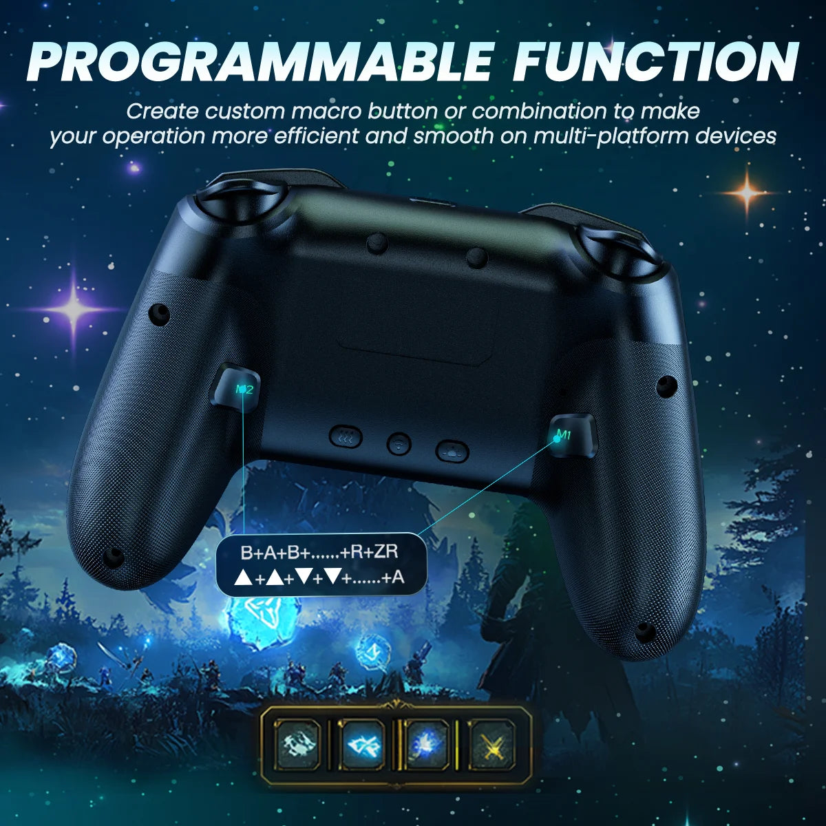 Switch Controller LED Star Gaming Controller for Switch/Lite/OLED