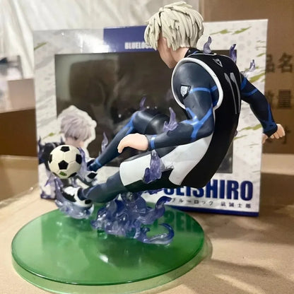 Blue Lock Figures Nagi Seishiro Anime Figure Football Action Figurine Pvc Model