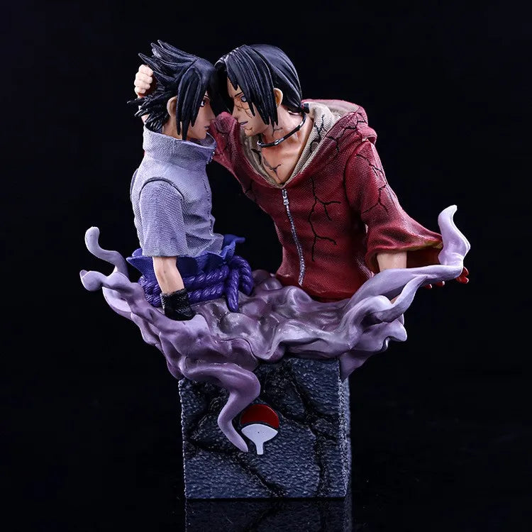 17cm Brotherly Uchiha Sasuke Itachi Anime PVC Action Figure