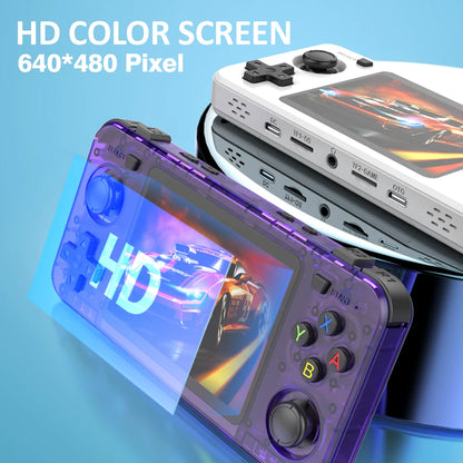 Retro Video Game Console 3.5‘’ IPS Screen RK3326 3000 mAh Open Linux System  Built-in 15000 Games