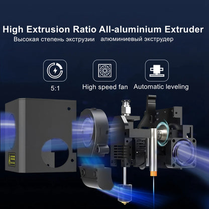 Fastest FDM 3D Printer Max 500mm/s