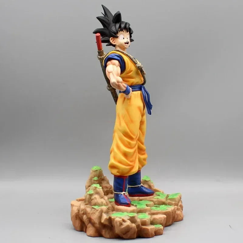 31CM Anime Dragon Ball Dream Sun Goku Figures Somersault Cloud Super Saiyan