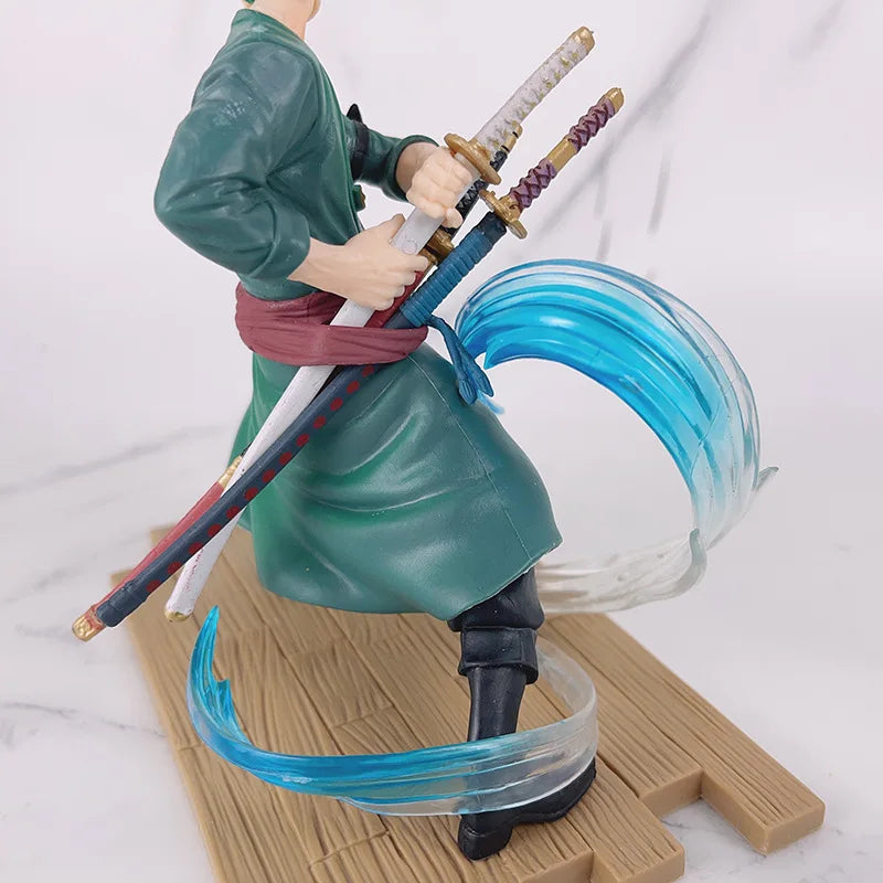 17cm One Piece Anime Figure Roronoa Zoro Sanji Action Figures