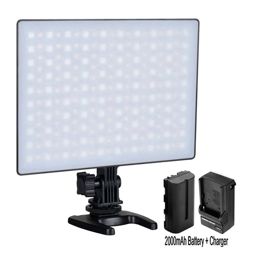 RGB Led Video Light Panel 3200K 5600K Bi-color DSLR Fill Lighting