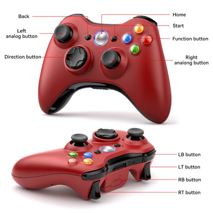 Xbox 360 Wireless Gaming Controller For Xbox Gamepad 6-axis Joystick