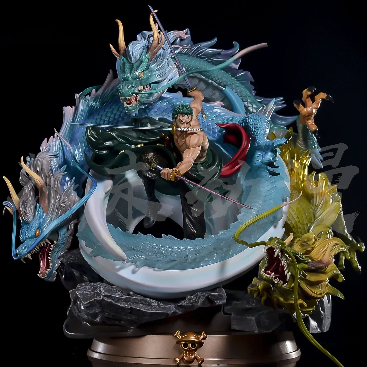 35-50cm One Piece Pirate King Handmade Gk Sauron 3000 World Model Anime Figures