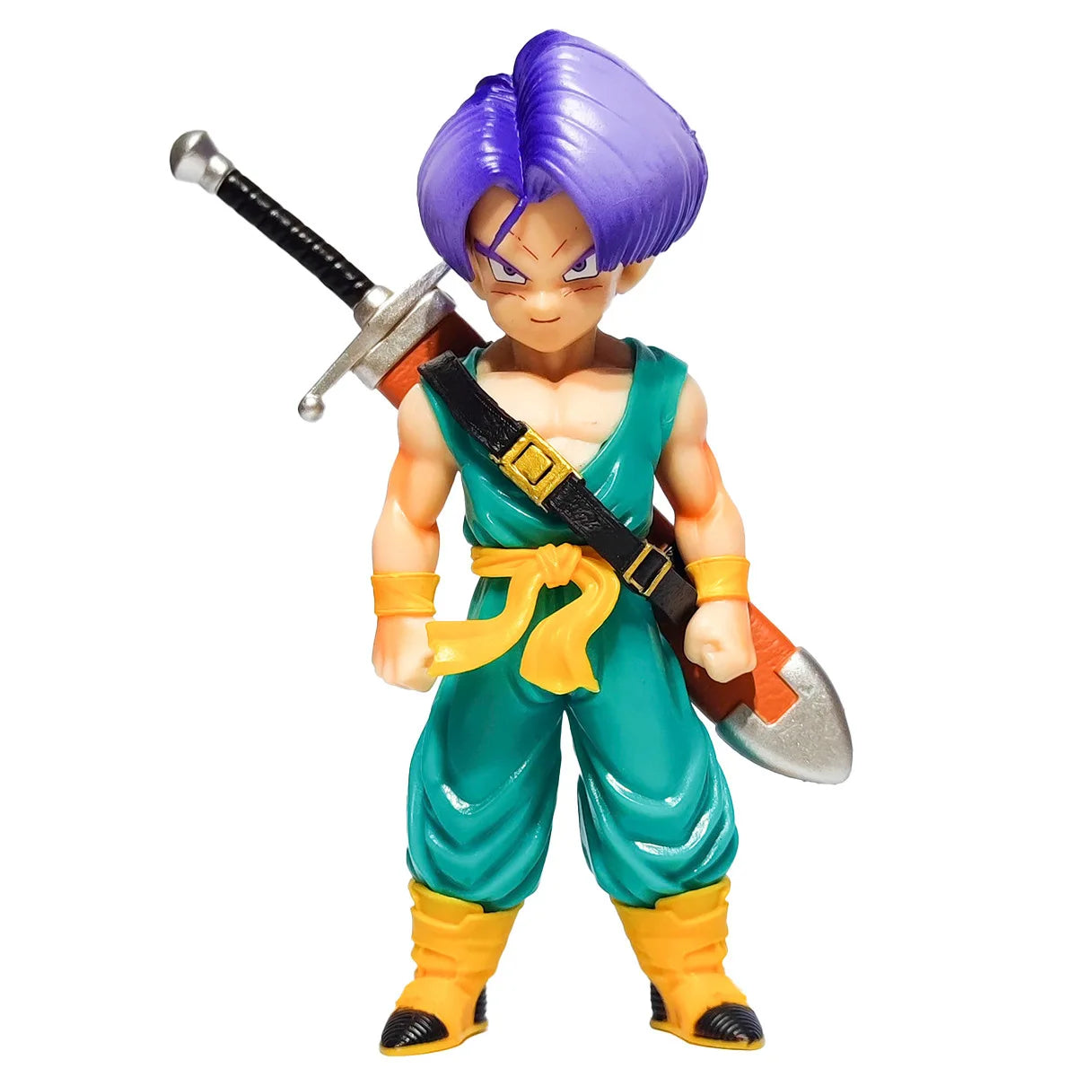 Tranx Double Headed Carving Doll Dragon Ball Z Doll Model Super Saiyan Wu Fan Figures