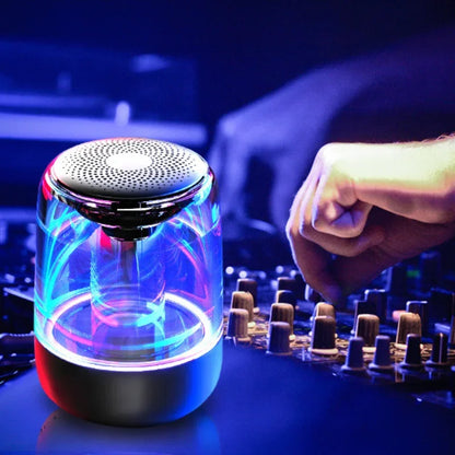 Weirless Speakers Bluetooth Bass Radio with Variable Color LED Light