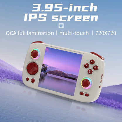 RGB Lighting Handheld Game Console 3.95'' IPS Touch Screen