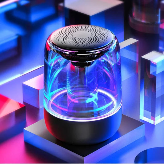 Weirless Speakers Bluetooth Bass Radio with Variable Color LED Light