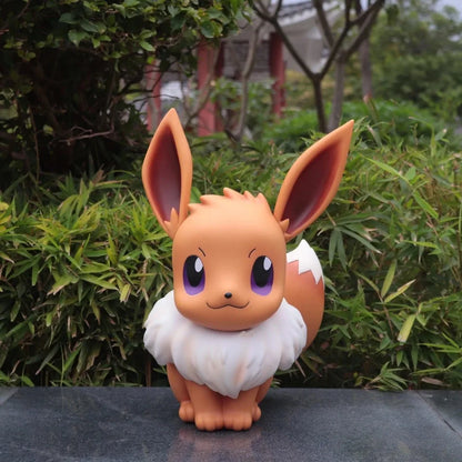 40cm Pokemon Big Size 1:1 Eevee Action Anime Figure Toys Kawaii