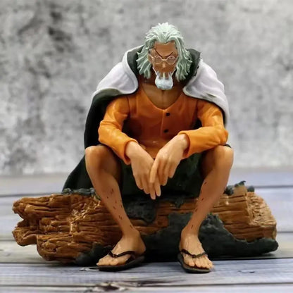 12cm One Piece Stylist Photographer Hades Rayleigh Scene Sitting Anime Figure