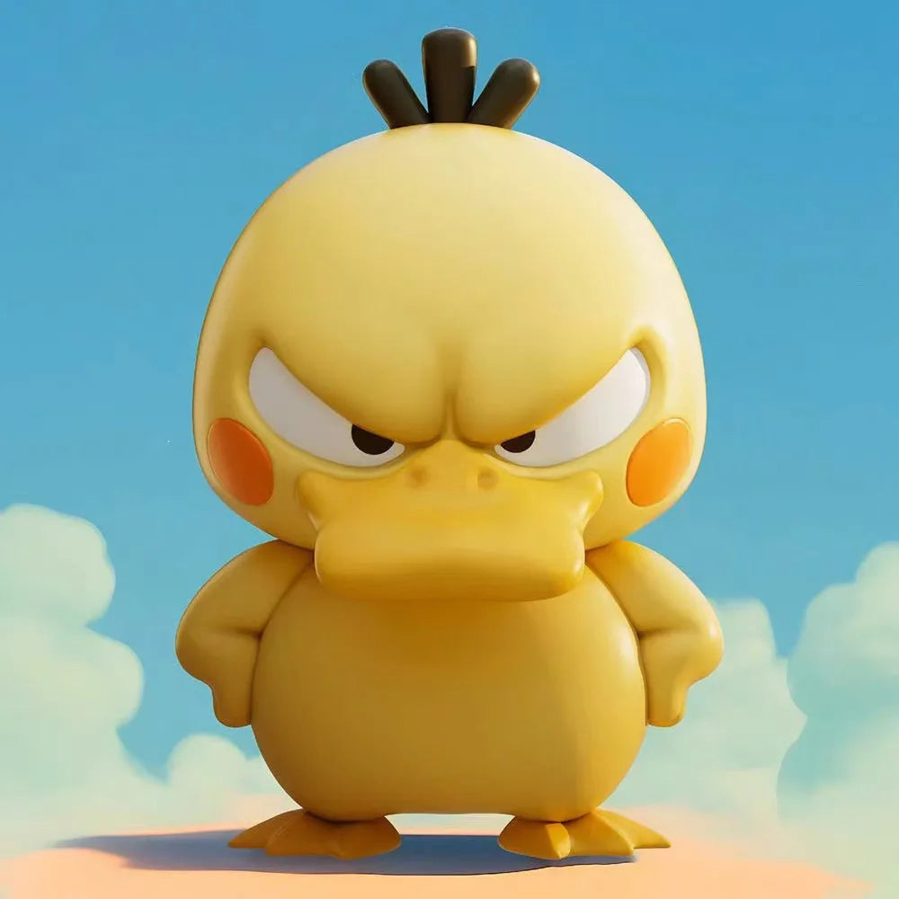 9cm Psyduck Duck Cos Dragon Ball Cell Cute PVC Action Figure