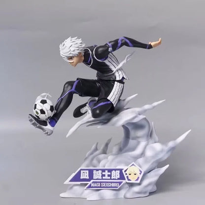 Anime Blue Lock Figures Nagi Seishiro Figure Football Action Figurine