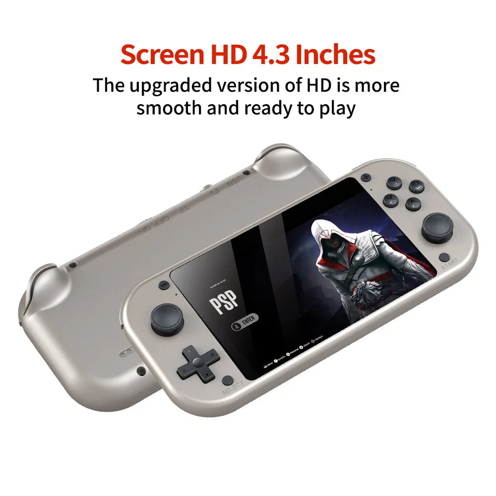 4.3inch Handheld Video Game Console 64G 128G Open Source Linux System