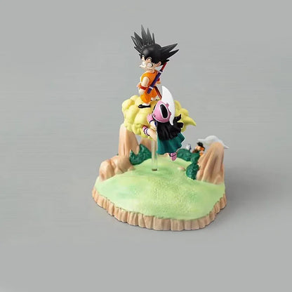 9CM Anime Dragon Ball Figures Goku Figurine Chichi Action Figure