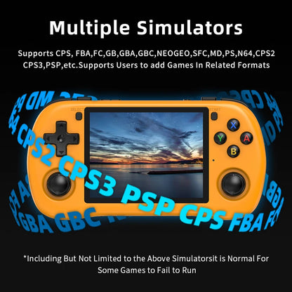 Handheld Game Console 3.5-inch IPS Screen OS Linux System Mltiplayer