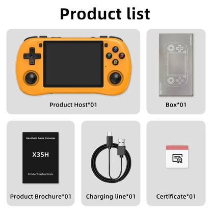 Handheld Game Console 3.5-inch IPS Screen OS Linux System Mltiplayer