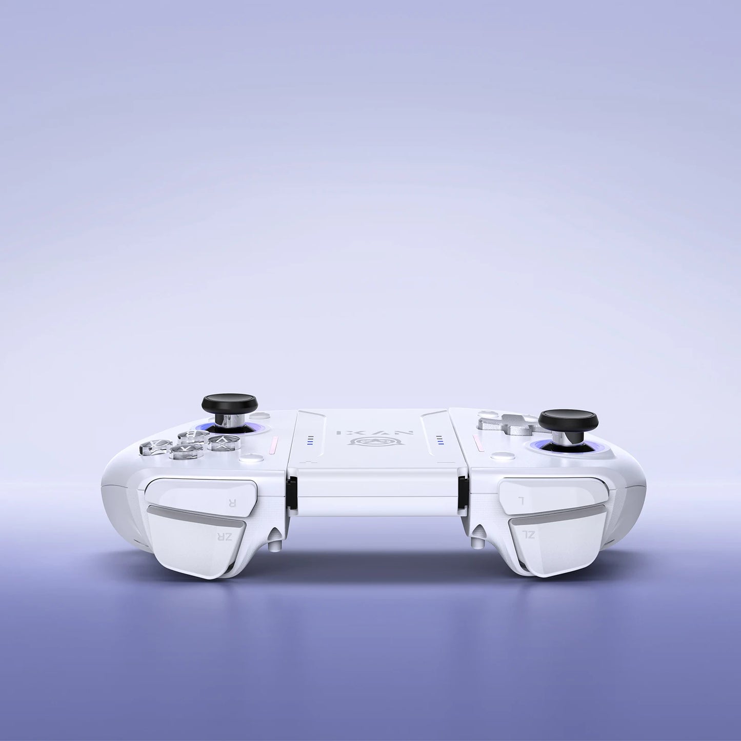 Joystick Wireless Gaming Controller White Gamepad with RGB Lights